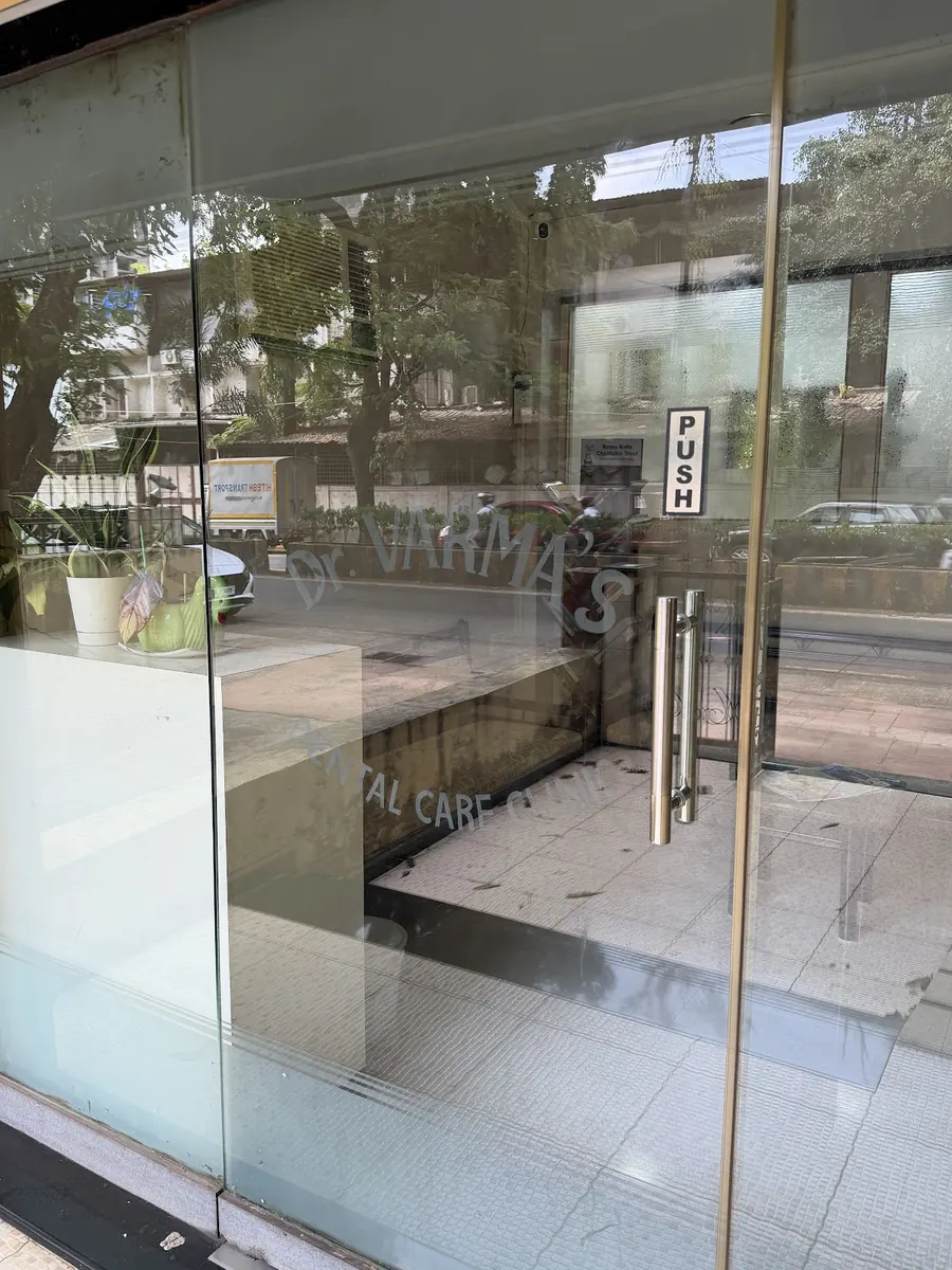 Dr. Varma's Dental Care Clinic storefront on Sector 1, Charkop